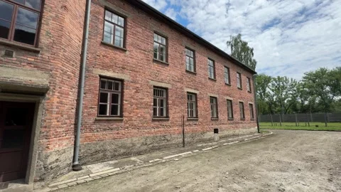 Exploring Auschwitz-Birkenau Museum Stock-Footage 277298073