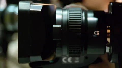 Exploring Camera Lens Details in Dynamic Action at Photokina 2012 動画素材 309045268