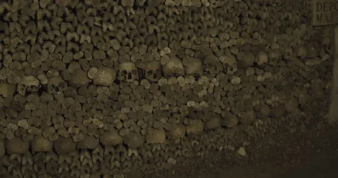 Exploring catacombes Stock Footage 168899221