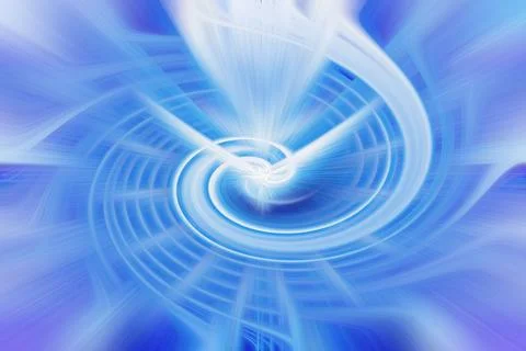 Exploring the celestial depths, we are drawn into the captivating dance of .. Stock Illustration