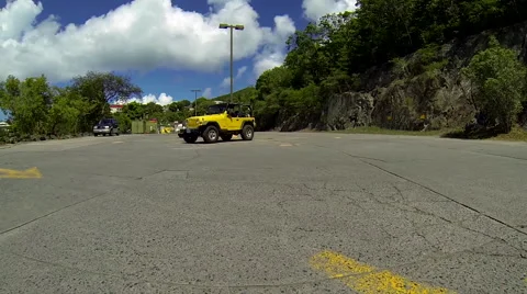 Exploring the city in the virgin islands Stock Footage 41417063