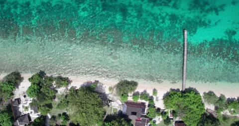 Exploring the clear waters of Bali Stock Footage 274088370