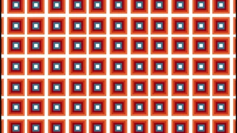 Exploring colorful geometric patterns on a grid design Stock Footage 332846460