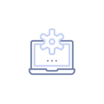 Exploring Computer Laptop Options for Efficient Workflows Stock Illustration