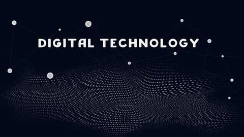Exploring the concept and impact of digital technology on modern communication Stock Illustration