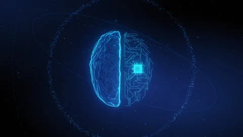 Exploring the Concept of Futuristic Brain Technology in an Expansive Digital Stock Footage 302842364