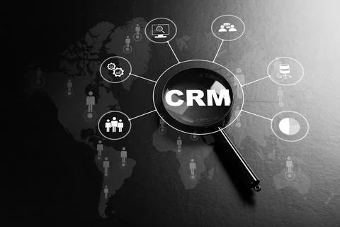 Exploring CRM systems and their global impact on business growth Stock Photos
