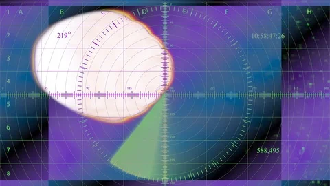 Exploring Deep Space Flying Big Burning Plasma Comet Front View Stock Footage 112989287