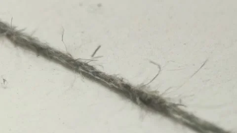 Exploring the Delicate Art of Creating Texture With Fine Threads Stock Footage 340594424