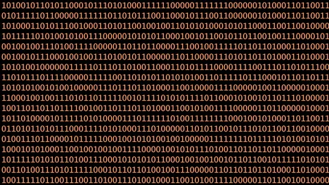 Exploring the depth of digital number patterns in binary code design 스톡 동영상 308637224