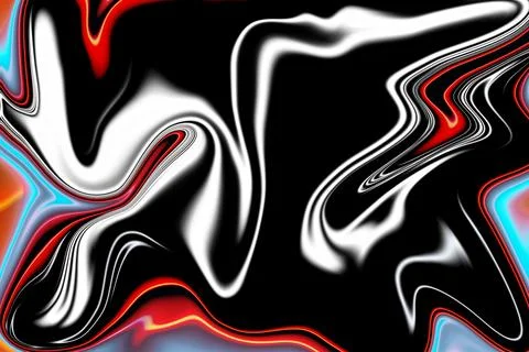 Exploring the depths of abstract fluidity colourful liquify abstract backgr.. Illustrazione stock