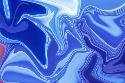 Exploring the depths of artistic creativity blue liquid marble abstract bac.. Illustrazione stock