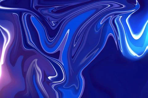 Exploring the depths of artistic creativity immersive journey through blue .. Stock Illustration