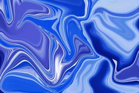 Exploring the depths of elegant abstract creativity blue marble page border.. Stock Photos