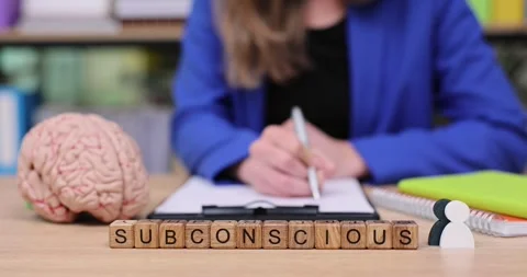 Exploring the depths of the subconscious mind through engaging activities and Stock Footage 320947318