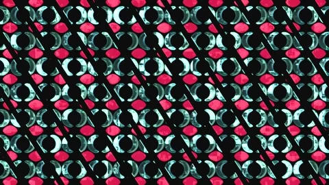 Exploring digital patterns in a colorful abstract design at night Stock-Footage 332846469