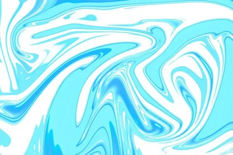 Exploring dimensions with liquid abstract 3d render futuristic background Stock Illustration