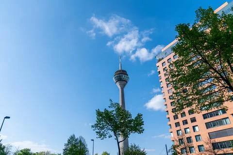 Exploring Dusseldorf's Iconic Landmarks Stock Photos