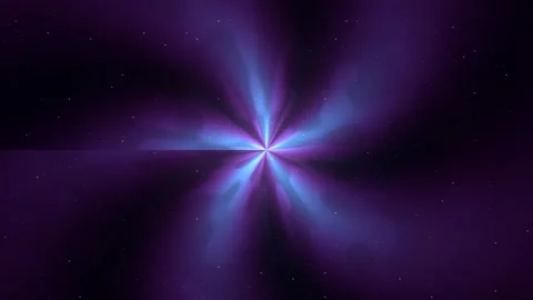 Exploring a Dynamic Light Burst in Deep Space Stock Footage 328618761