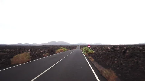Exploring the edge of a volcanic island Stock Footage 318795254