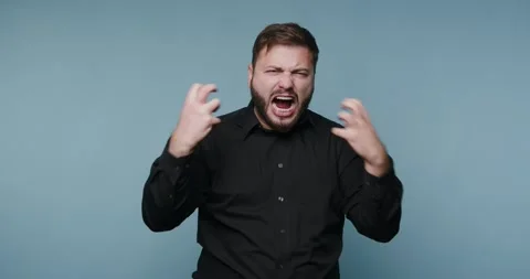 Exploring emotions through expressive gestures in a vibrant setting Stock-Footage 329111406