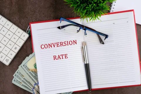 Exploring the essential elements of conversion rate optimization in the conte Foto stock