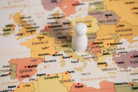 Exploring europe map navigation travel insights and cultural connections 写真素材