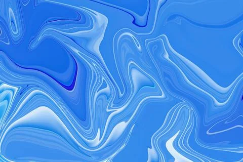 Exploring the finesse of hues and patterns in abstract creative of blue mar.. Foto stock