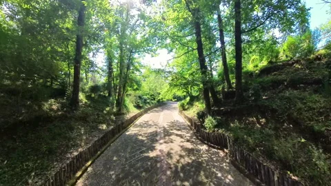 Exploring Fiuggi in Italy Video stock 312615280