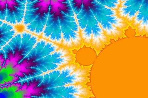 Exploring fractals Stock Illustration