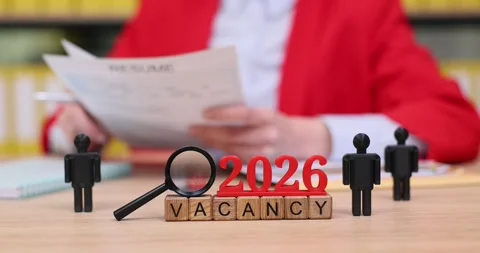 Exploring future job opportunities with a creative plan for 2026 in a vibrant Stock Footage 320475142