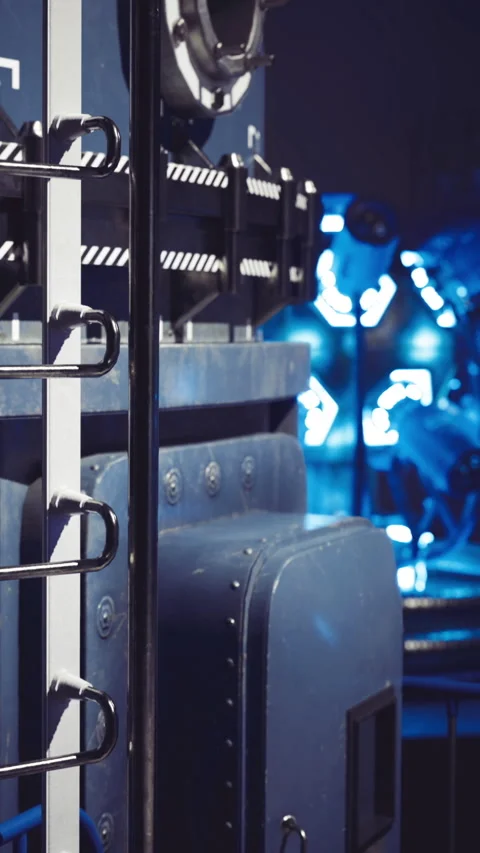 Exploring futuristic technology in a high tech lab environment Stock Footage 331838134