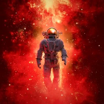 Exploring a galaxy of stars Illustrazione stock