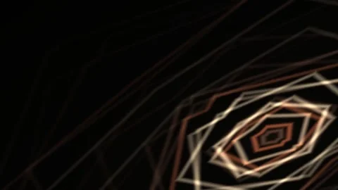Exploring Geometric Spiral Motion in Abstract Visuals Stock Footage 328618754