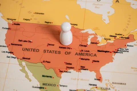 Exploring heart of america map navigation in kansas city travel guide urban.. 写真素材