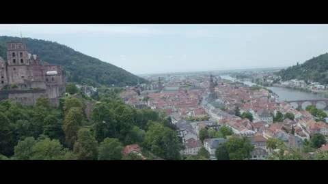 Exploring Heidelberg, Germany - Historic Streets and Castle Views 스톡 동영상 313582019