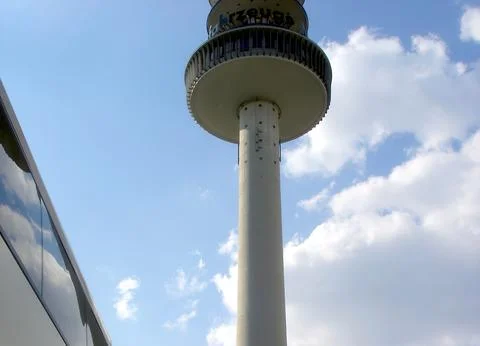 Exploring the Iconic Tower in Hannover, Germany Under a Bright Blue Sky Stock Photos