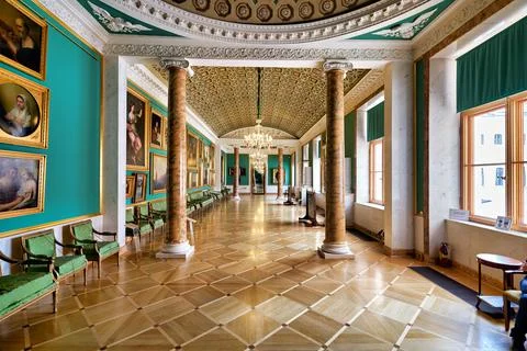 Exploring the interior of Stroganov Palace in St. Petersburg Stock Photos
