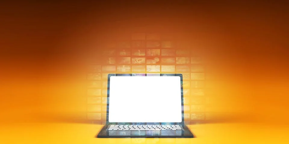 Exploring the Internet Stock Illustration