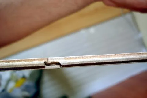 Exploring the Intricate Design of Multi Layer Parquet Board Lock Joints Stock Photos