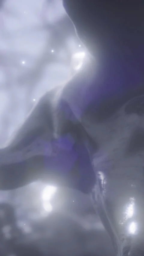 Exploring the intricate pathways of a neural network in a surreal realm Video stock 329174556