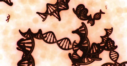 Exploring the intricate world of micro scale DNA structures and patterns Stock Footage 314330044