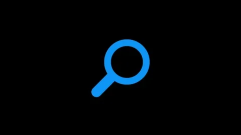 Exploring the Invisible: Focused Magnifying Glass on Black Background 스톡 동영상 341917757