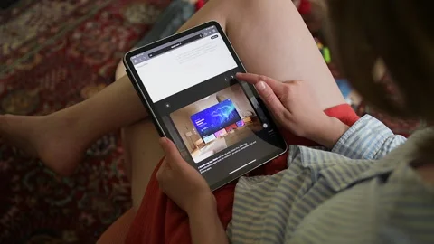 Exploring iPad Pro and Apple Vision Pro Stock Footage 267714957
