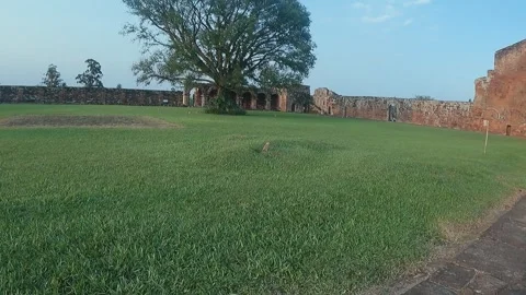 Exploring the Jesuit Missions of Paraguay. Stock Footage 314746849
