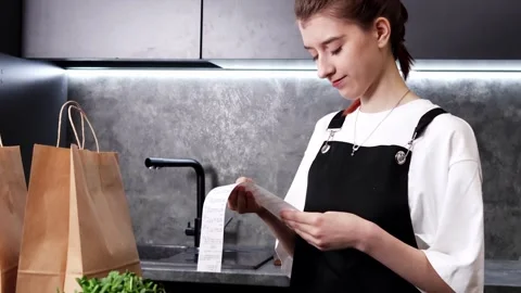 Exploring the joys of home cooking with fresh ingredients and delivery Stock-Footage 296315188