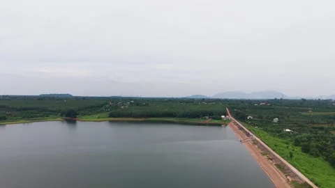 Exploring Kim Long in Ho Chi Minh, Vietnam with views of nature and water Stock Footage 338265610