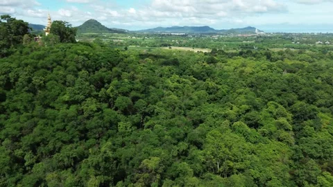Exploring Lush Green Forests and Scenic Mountains in Thailand During Daylight Ho Stock Footage 281050335