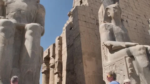 Exploring Luxor Temple Stock Footage 270575002