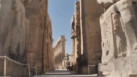 Exploring the Luxor Temple Stock Footage 270575956